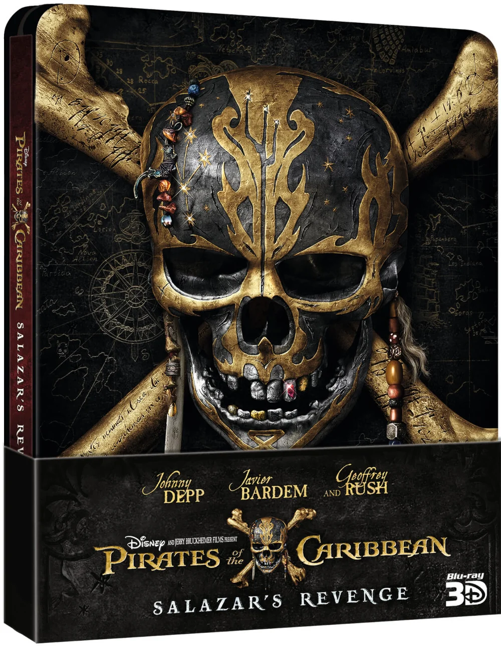 Pirates of the Caribbean: Salazar's Revenge 3D - Zavvi UK Exclusive Limited Edition Steelbook (Includes 2D Version) Afbeelding 1