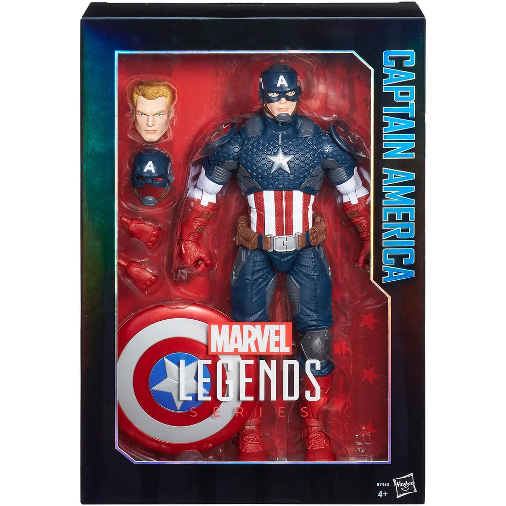 Marvel Legends Avengers: Captain America 12 Inch Action Figure Afbeelding 1