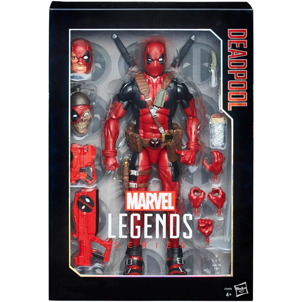 Marvel Legends Avengers: Deadpool Actiefiguur (30 cm) Afbeelding 1