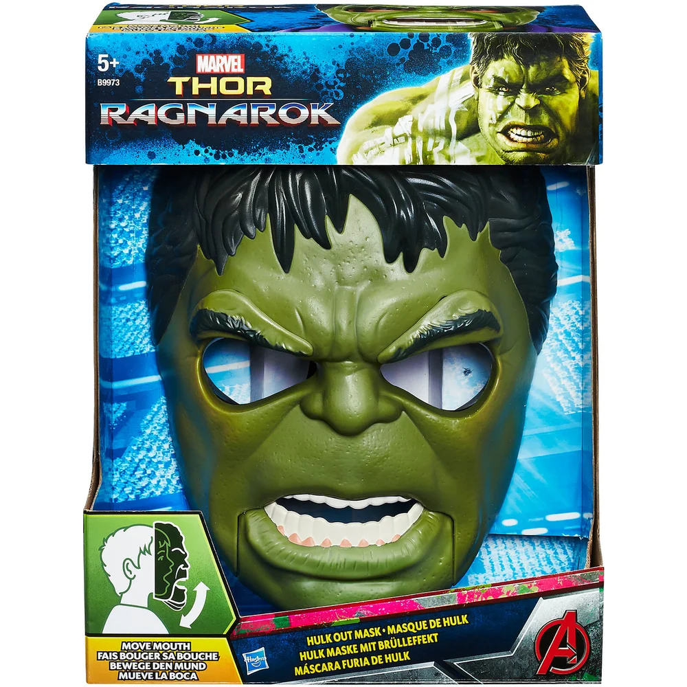 Marvel Avengers Thor: Ragnarok Hulk Masker Afbeelding 1