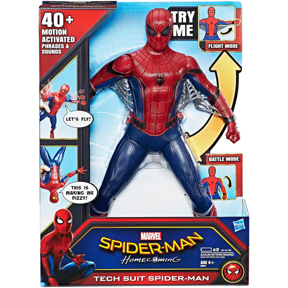 Marvel Spider-Man: Homecoming Tech Suit Spider-Man Action Figure Afbeelding 1