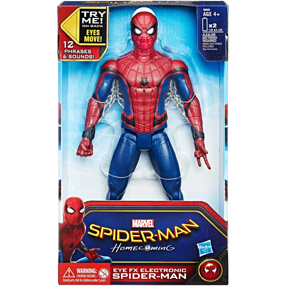 Marvel Spider-Man: Homecoming Eye FX Electronic Spider-Man Action Figure Afbeelding 1