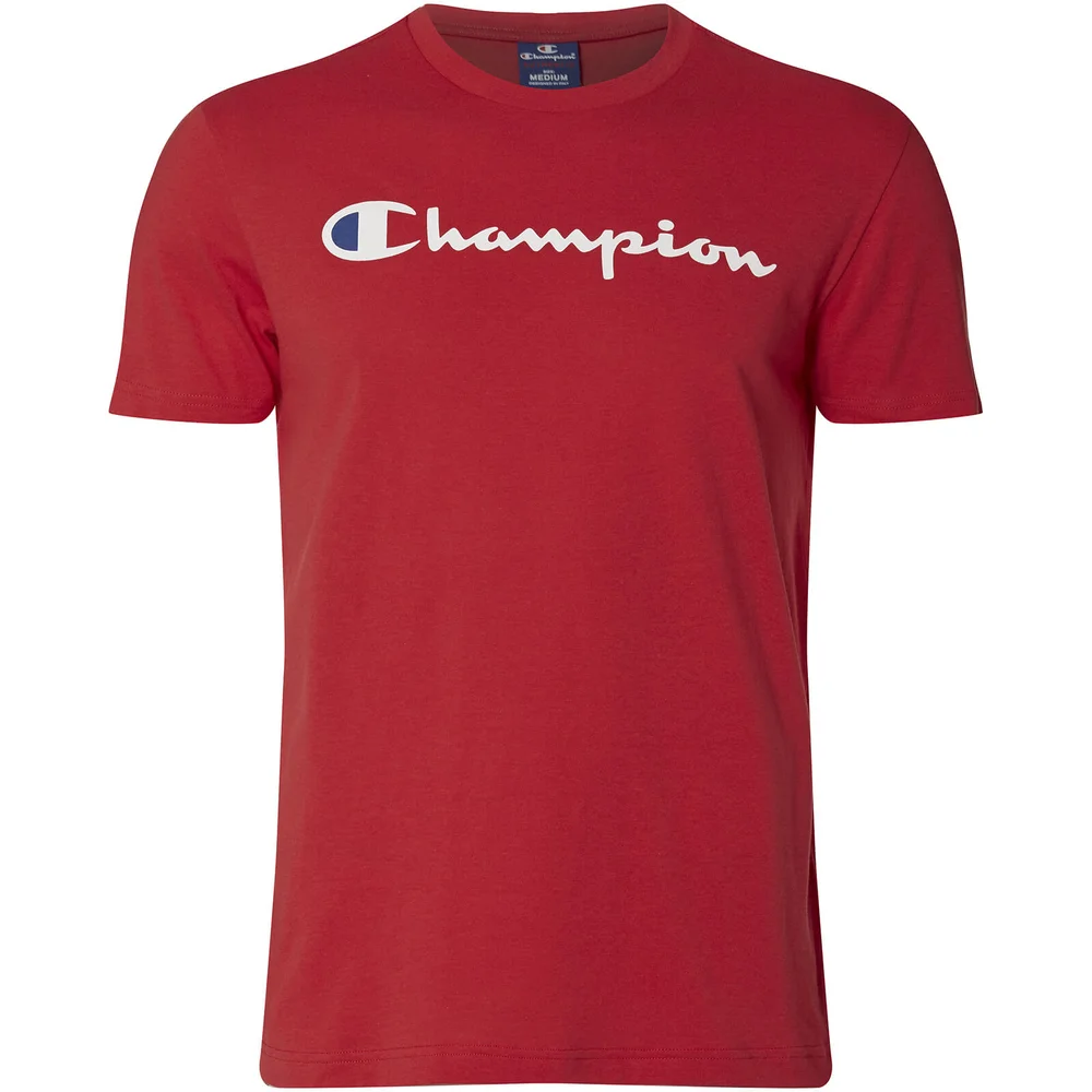 Champion Men's Logo T-Shirt - Red - S Afbeelding 1