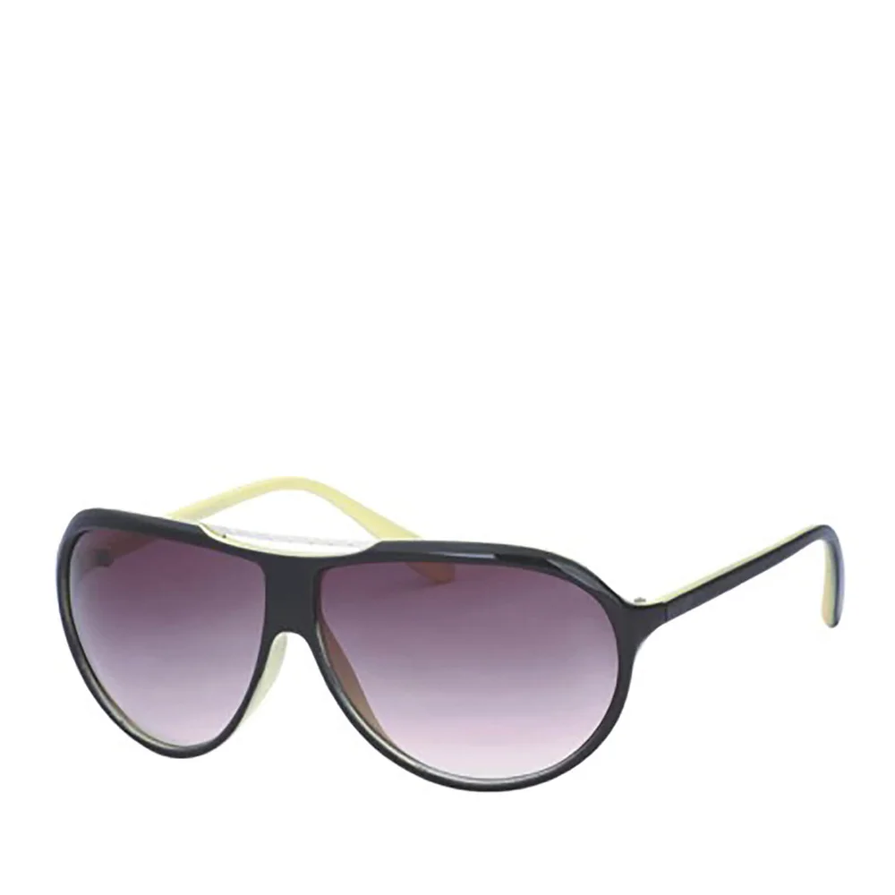 Men's Wrap Sunglasses - Black Afbeelding 1