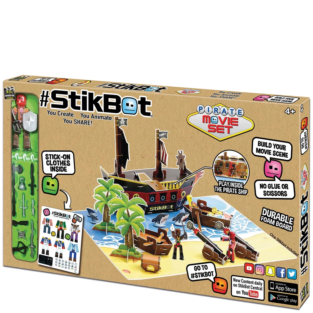 StikBot Pirate Movie Set Afbeelding 1