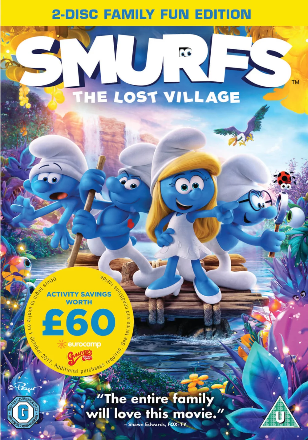 Smurfs: The Lost Village (2 Disc Family Fun Edition) Afbeelding 1