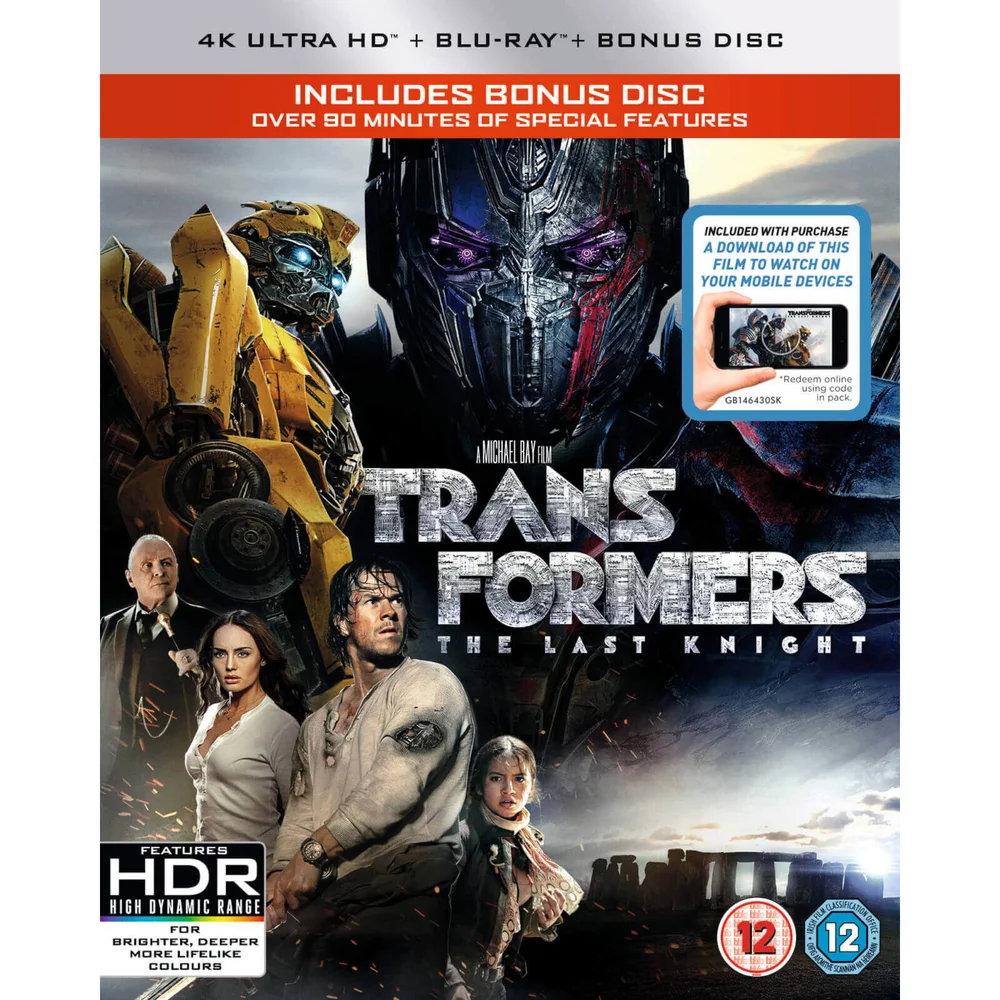 Transformers: The Last Knight - 4K Ultra HD (inclusief digitale download) Afbeelding 1
