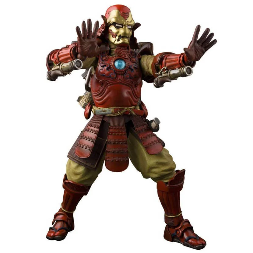 Marvel Comics Meisho Manga Realization Samurai Iron Man Mark III 18cm Action Figure Afbeelding 1