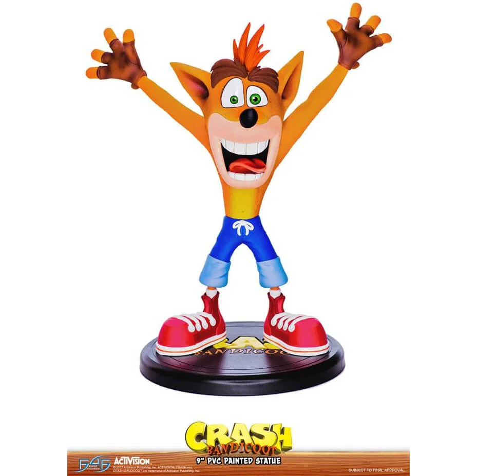 First 4 Figures Crash Bandicoot N. Sane Trilogy Crash Bandicoot 23cm PVC Statue Afbeelding 1