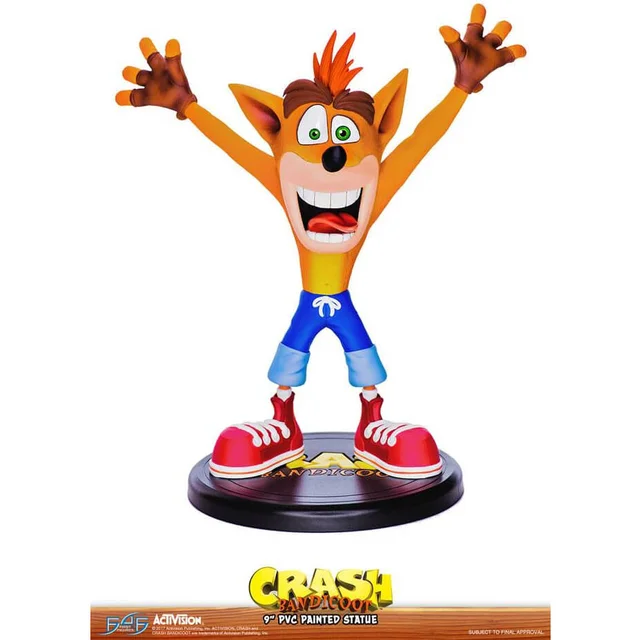 First 4 Figures Crash Bandicoot N. Sane Trilogy Crash Bandicoot 23cm PVC Statue