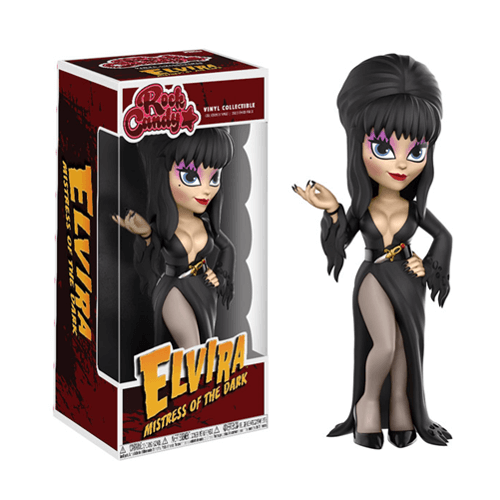 Elvira Rock Candy Vinyl Figure Afbeelding 1