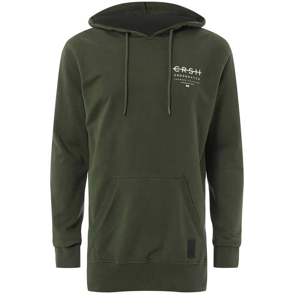 Crosshatch Men's Zerrick Hoody - Climbing LVY - S - Groen Afbeelding 1