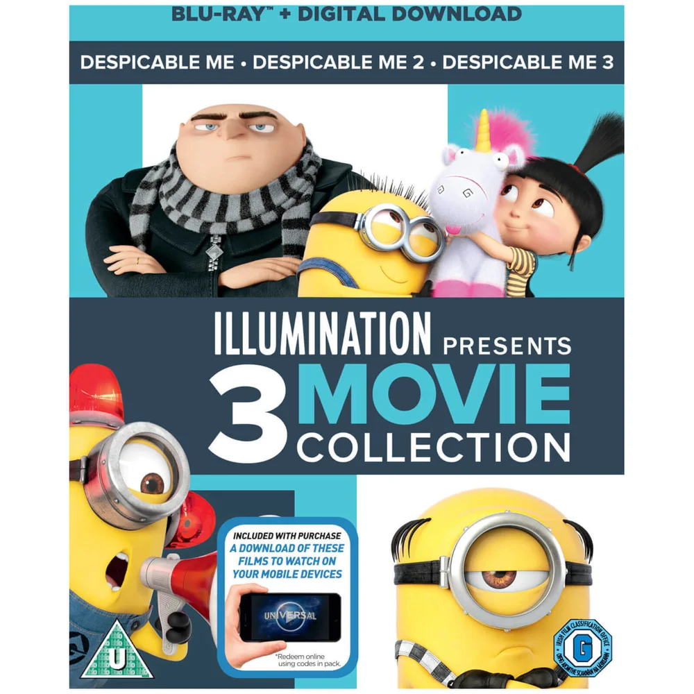 Despicable Me 1-3 boxset (inclusief digitale download) Afbeelding 1