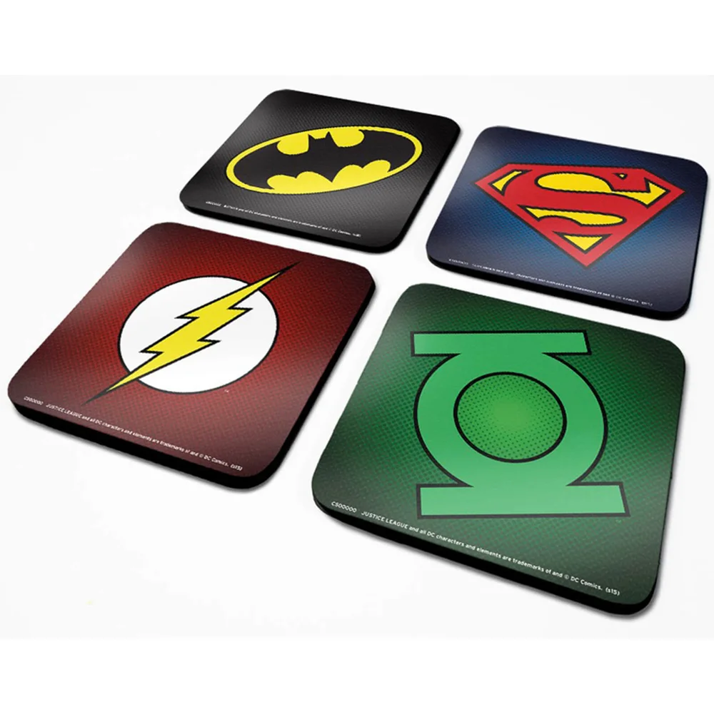 DC Comics onderzetters (set van 4) Afbeelding 1