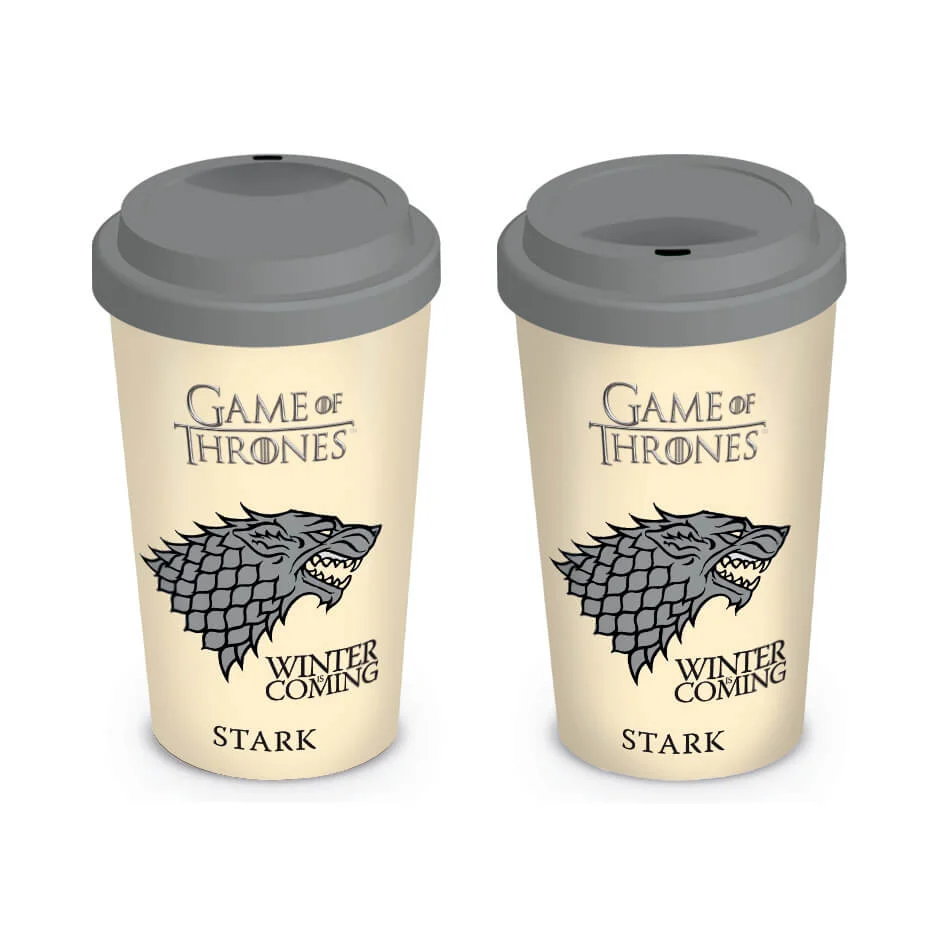 Game of Thrones House Stark Travel Mug Afbeelding 1