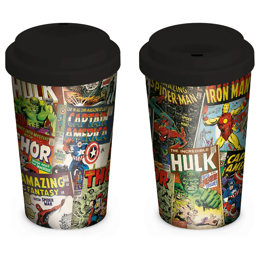 Marvel Retro Covers Travel Mug Afbeelding 1