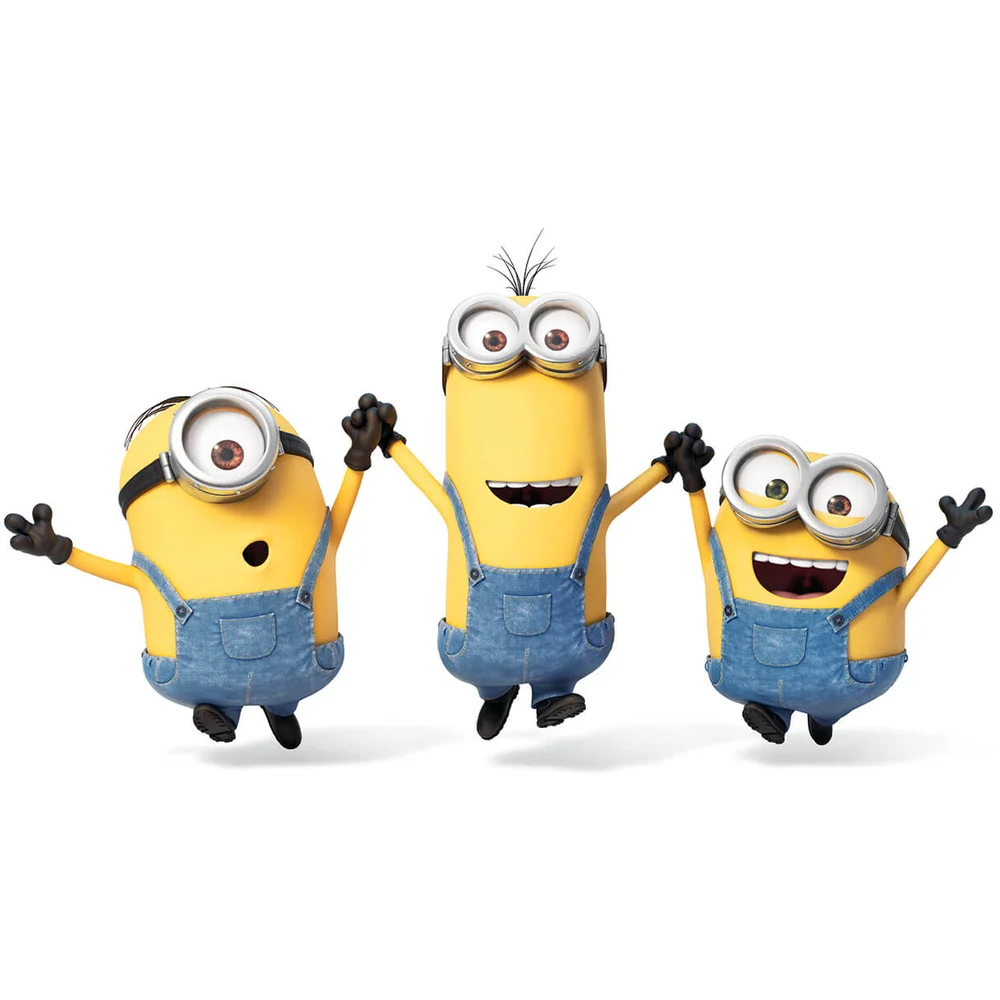 Despicable Me Minions Jump 50 x 100cm Canvas Print Afbeelding 1
