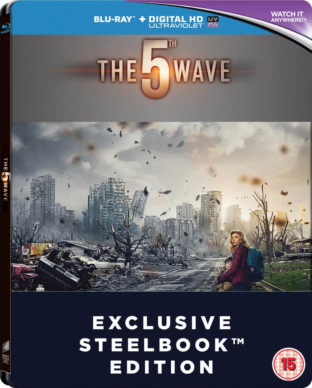 The 5th Wave - Zavvi Exclusive Limited Edition Steelbook (Includes DVD Version) (Limited to 500 Copies) Afbeelding 1