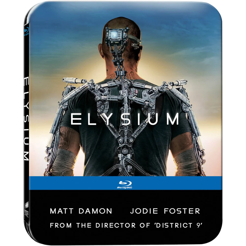 Elysium - Zavvi Exclusive Limited Edition Steelbook (Includes DVD Version) (Limited to 1000 Copies) Afbeelding 1