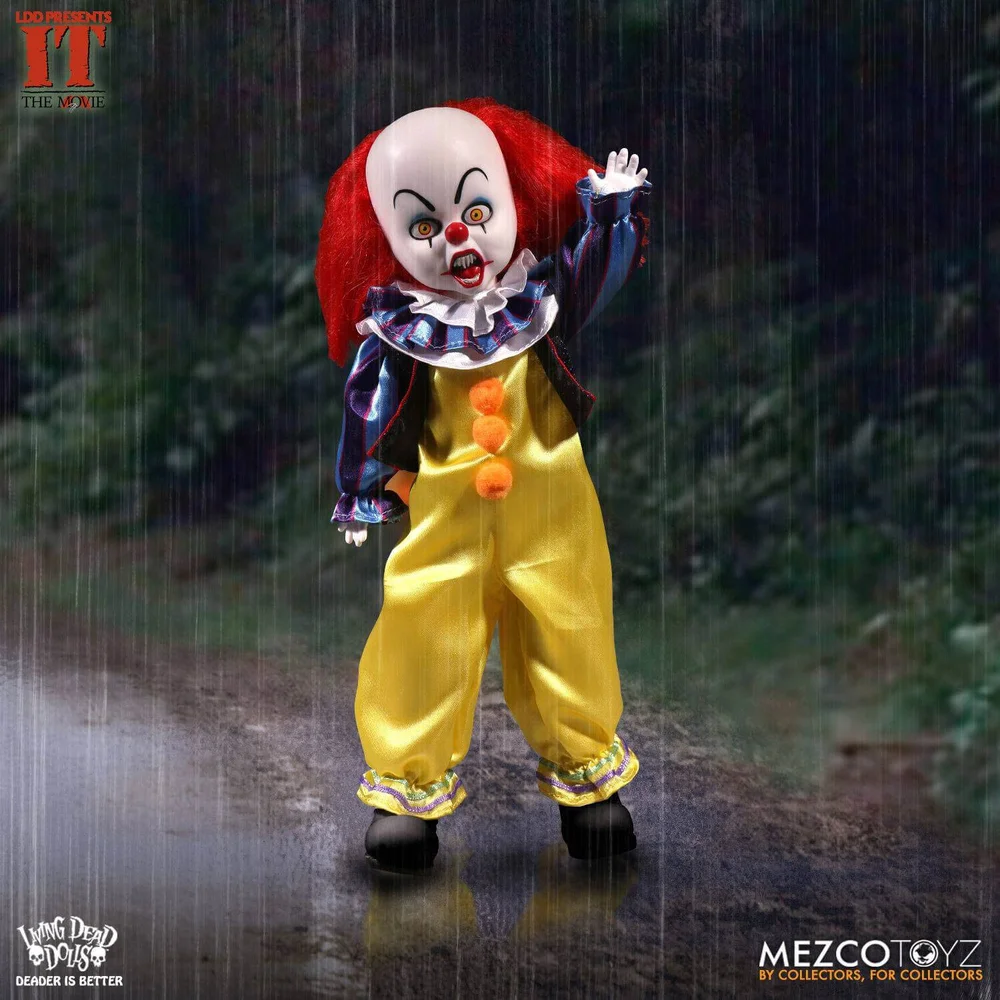 Living Dead Dolls Presents IT 1990 - Pennywise Clown pop Afbeelding 1