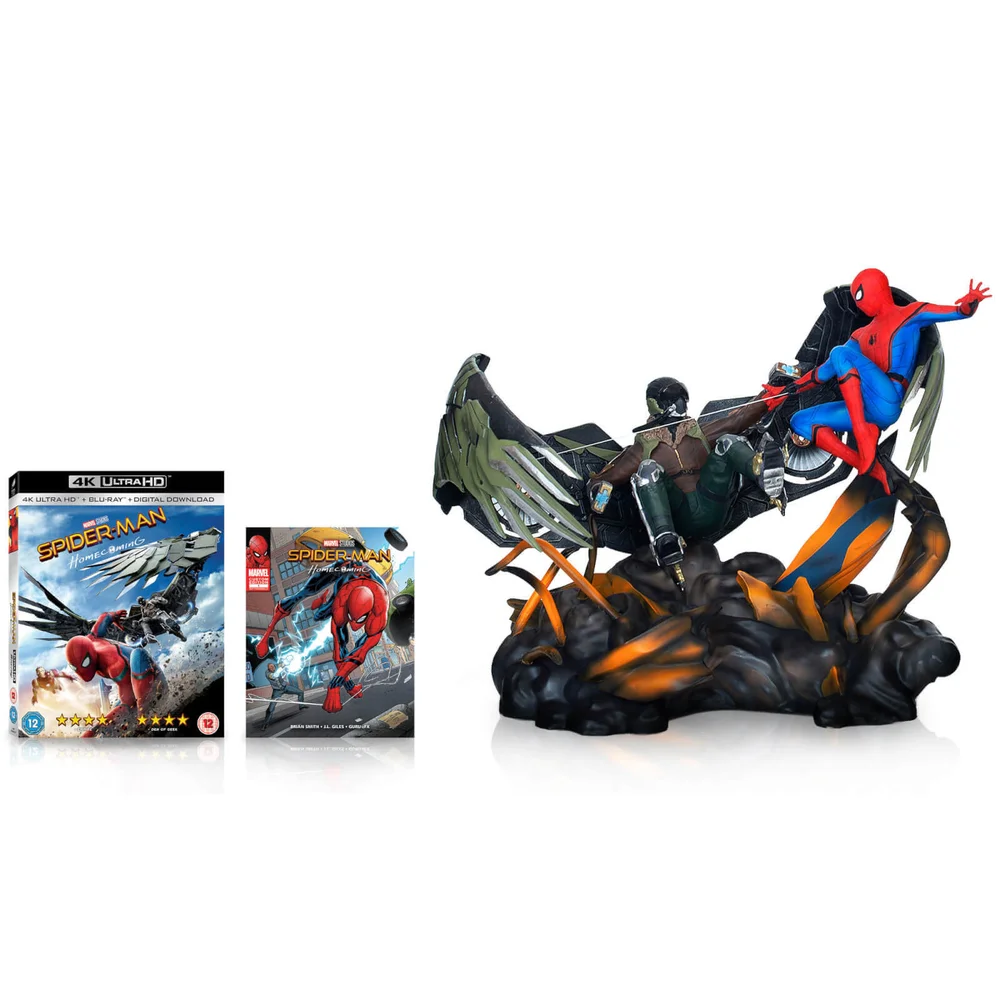 Spider-Man Homecoming - 4K Ultra HD - Figurine + Comic Book Afbeelding 1