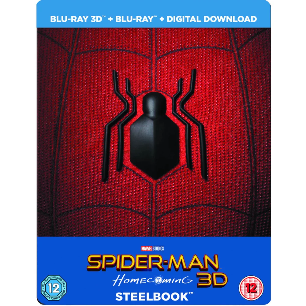 Spider-Man Homecoming 3D (Includes 2D Version) - Limited Edition Steelbook + Resin Magnet + Comic Book Afbeelding 1