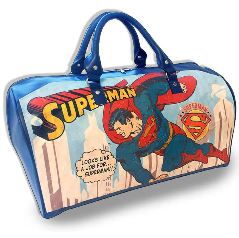 Vintage Superman Weekend Bag Afbeelding 1