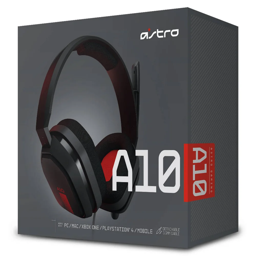 Astro A10 Gen 1 Gaming Headset - Red Afbeelding 1