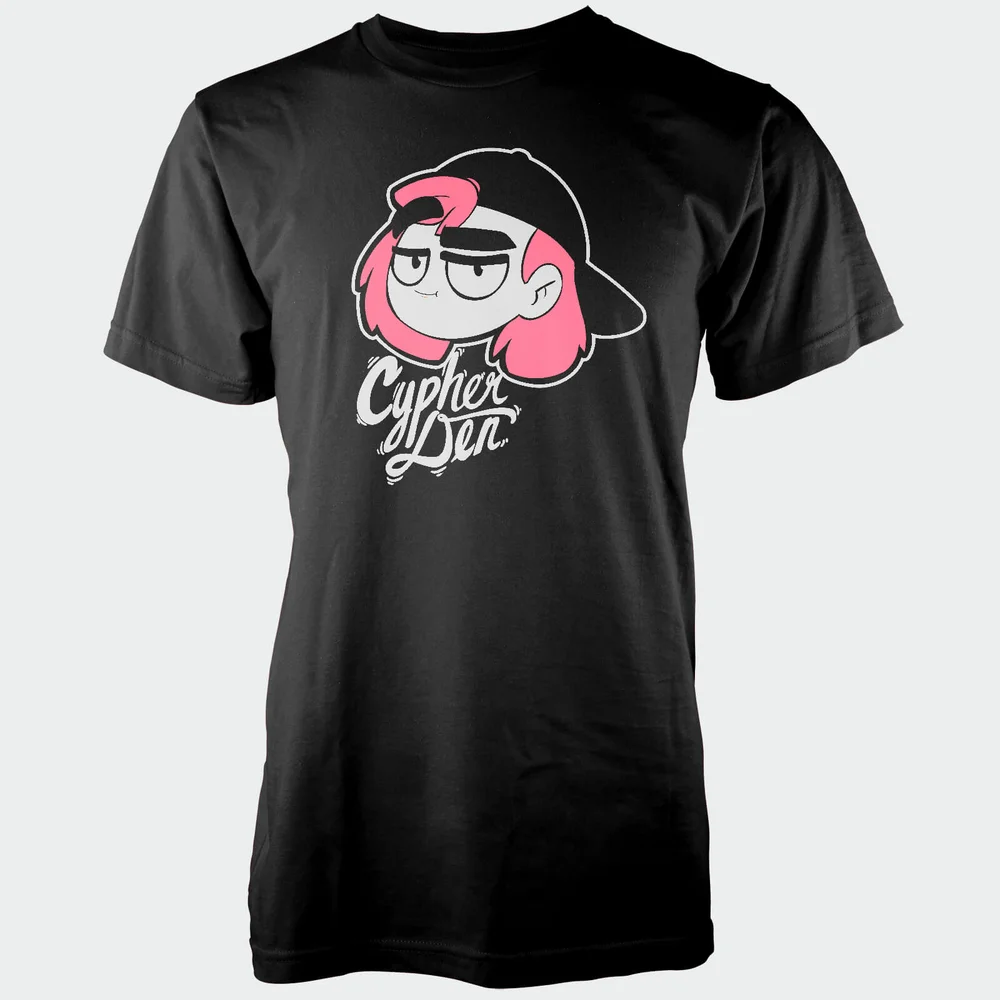 Cypherden Face Insignia T-Shirt - YL - Zwart Afbeelding 1