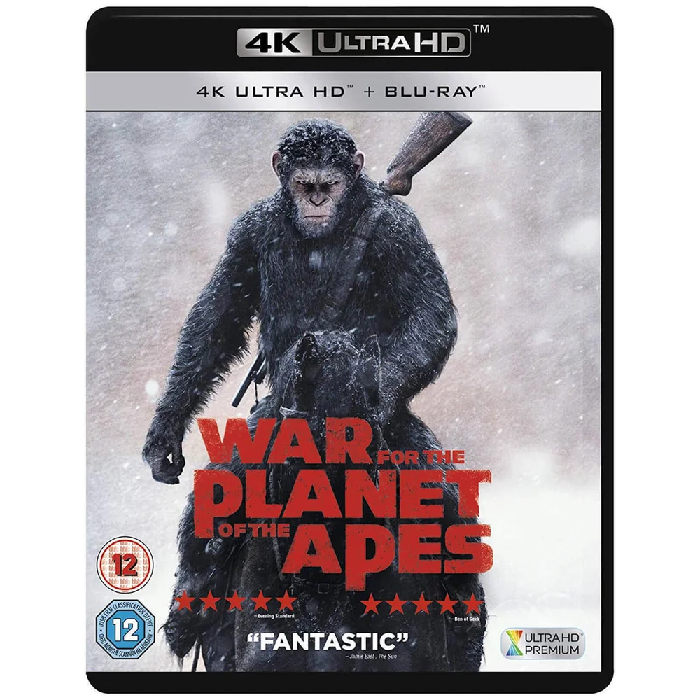 War For The Planet Of The Apes - 4K Ultra HD (inclusief digitale download) Afbeelding 1