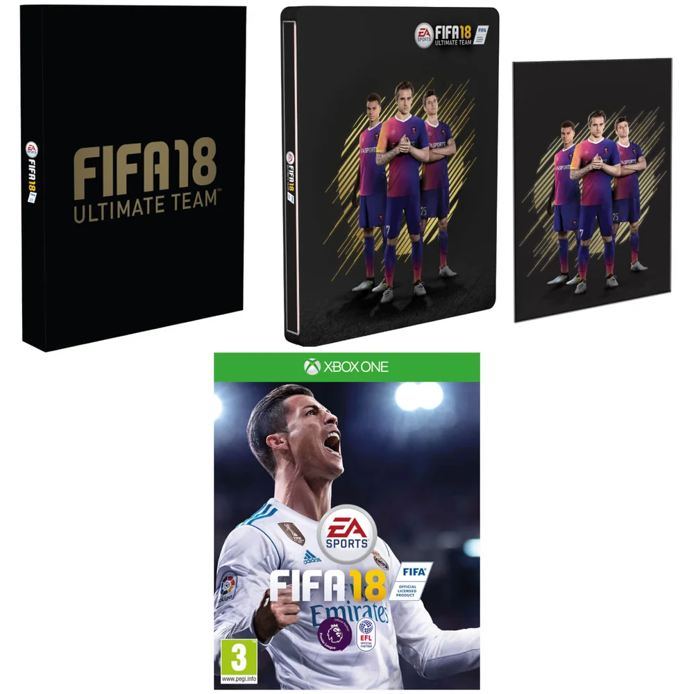 FIFA 18 Exclusive Steelbook and Artcard Edition Afbeelding 1