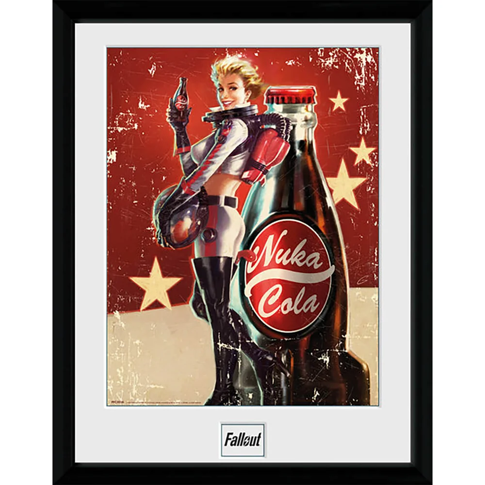 Fallout 4 Nuka Cola - 16 x 12 Inches Framed Photograph Afbeelding 1