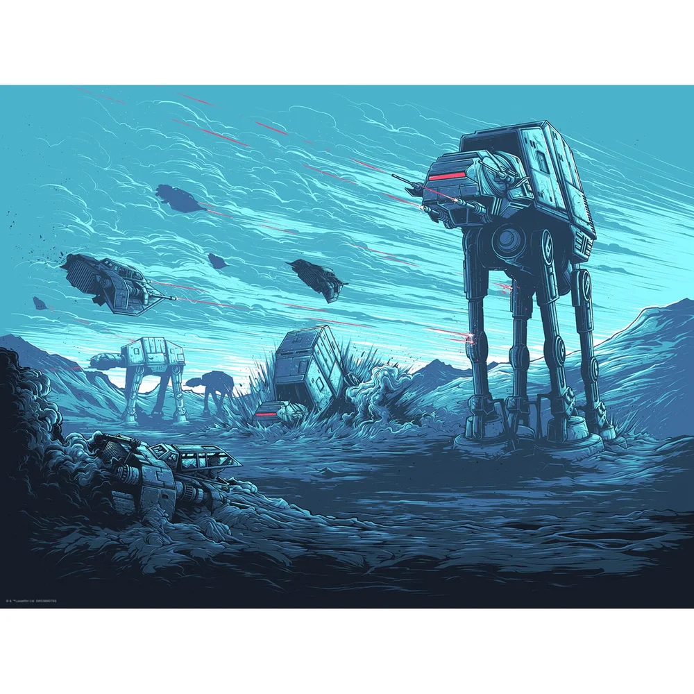 Attack Pattern Delta - Zavvi Exclusive Star Wars Dan Mumford Gesigneerde Silkscreen (45 x 60 cm) Afbeelding 1
