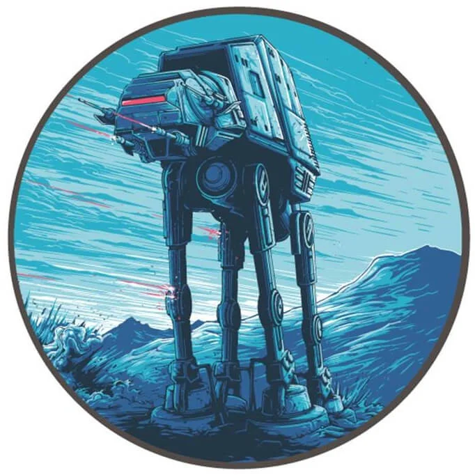 Attack Pattern Delta - Zavvi Exclusive Star Wars Dan Mumford Ronde Emaille Pin (4 cm doorsnede) Afbeelding 1