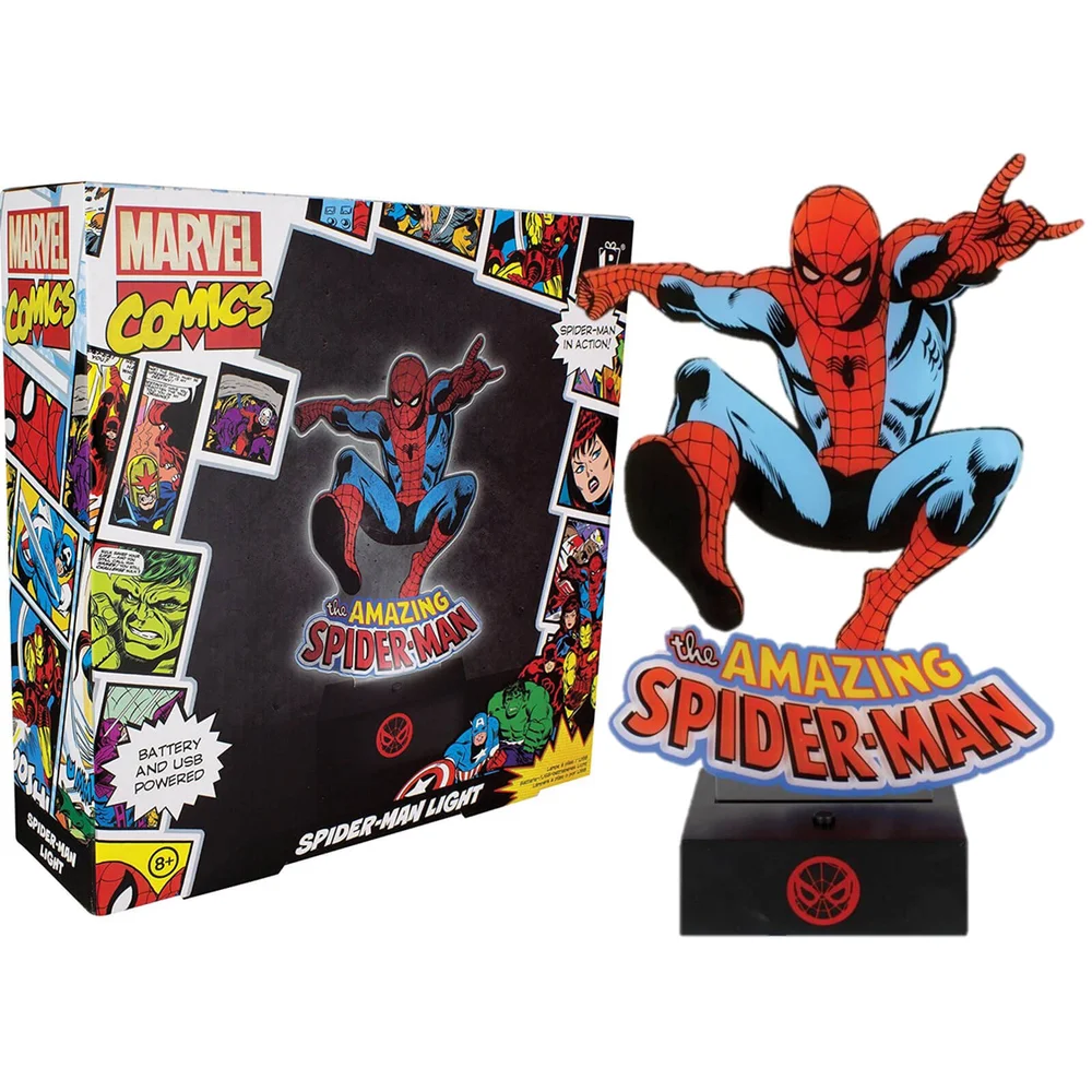 Marvel Comics Spider-Man Light Lamp Afbeelding 1