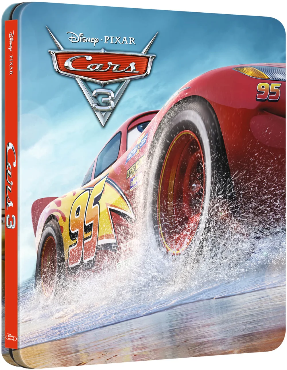 Cars 3 3D (inclusief 2D versie) - Zavvi UK Exclusive Limited Edition Steelbook Afbeelding 1