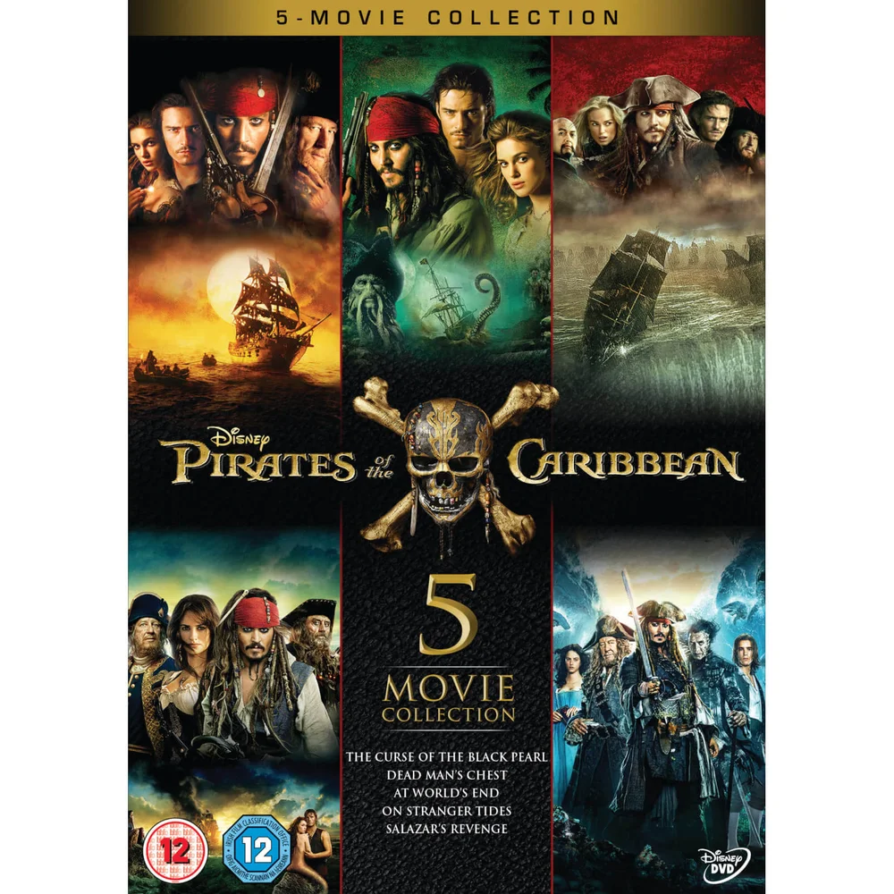 Pirates of the Caribbean: 1-5 boxset Afbeelding 1
