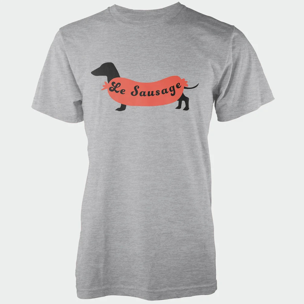 Le Sausage Grey T-Shirt - S Afbeelding 1
