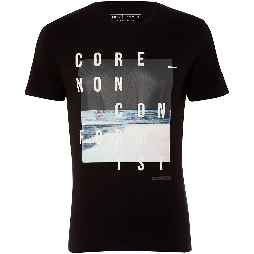 Jack & Jones Core Men's Octopus T-Shirt - Black - S - Zwart Afbeelding 1