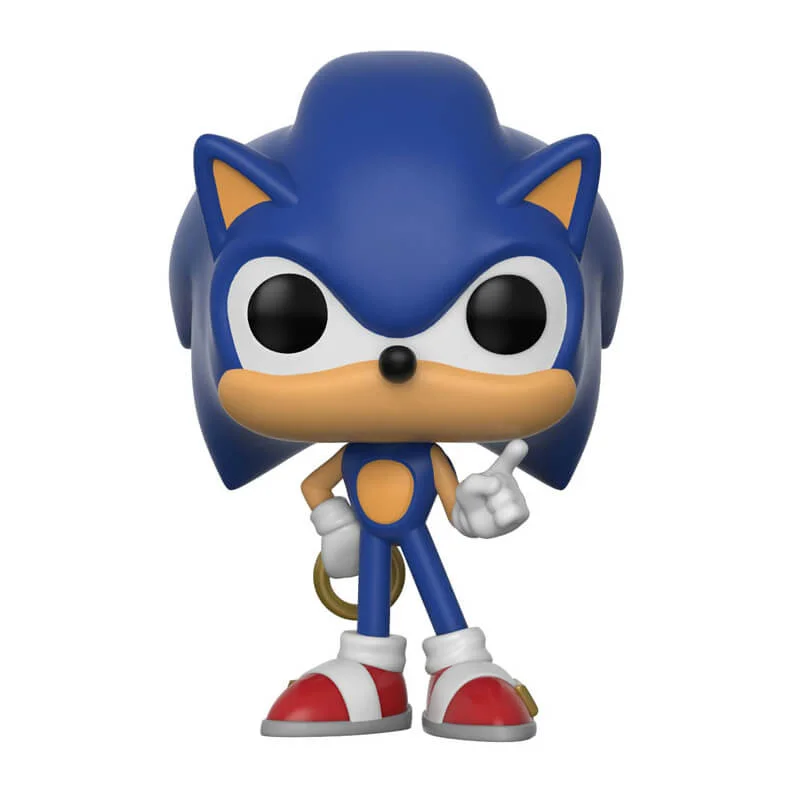 Sonic the Hedgehog Sonic with Ring Funko Pop! Figuur Afbeelding 1