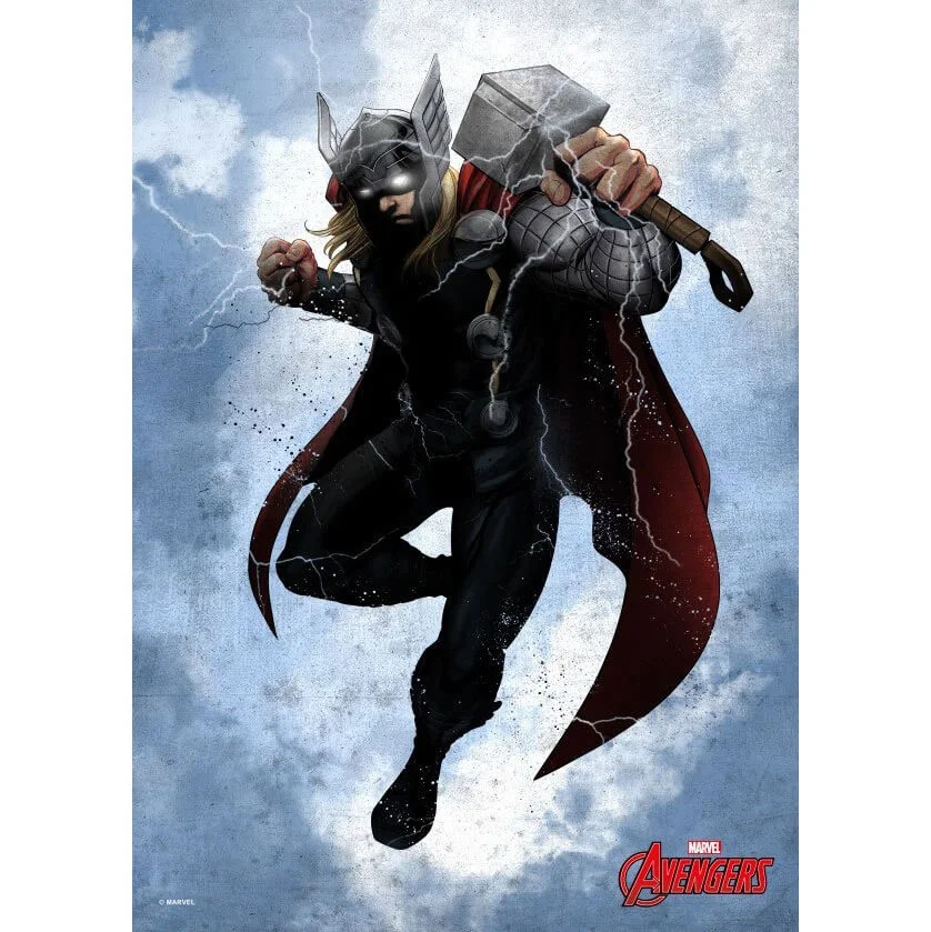 Marvel Comics Metal Poster - Dark Thor (32 x 45cm) Afbeelding 1