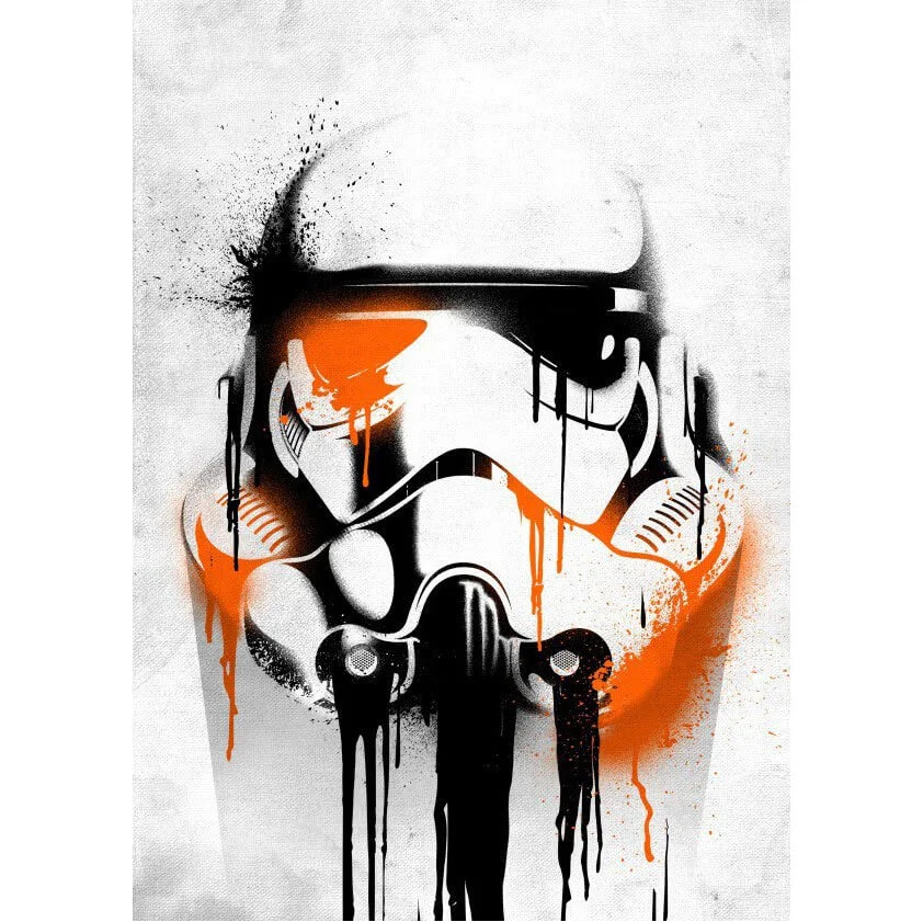Star Wars Metal Poster - Masked Troopers Banksy (68 x 48cm) Afbeelding 1