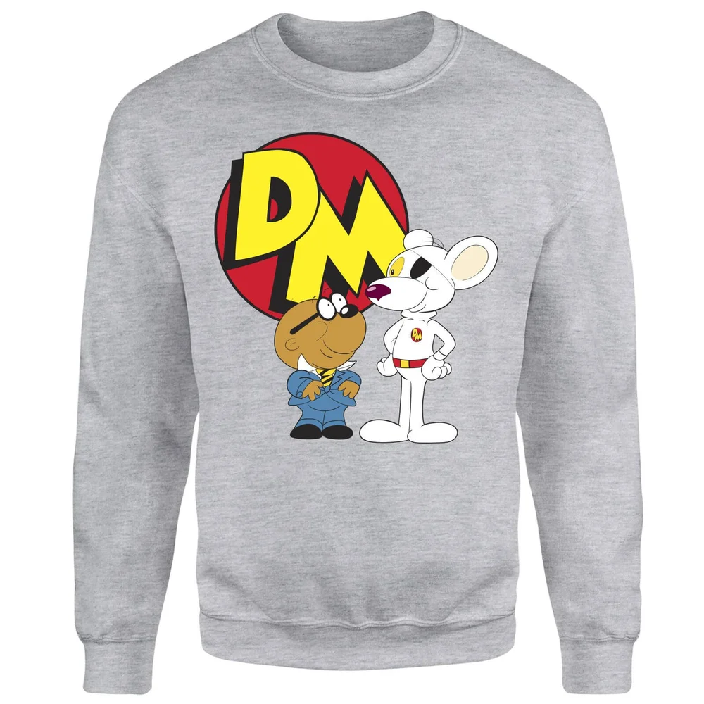 Danger Mouse Penfold and Danger Mouse Sweatshirt - Grey - S - Navy blauw Afbeelding 1