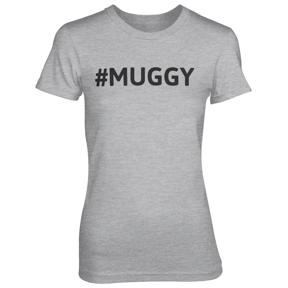 Hashtag Muggy Grey T-Shirt - S - Grijs Afbeelding 1