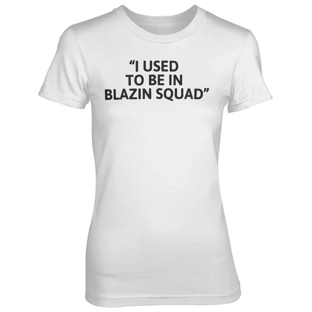 I Used To Be In Blazing Squad White T-Shirt - S - Wit Afbeelding 1