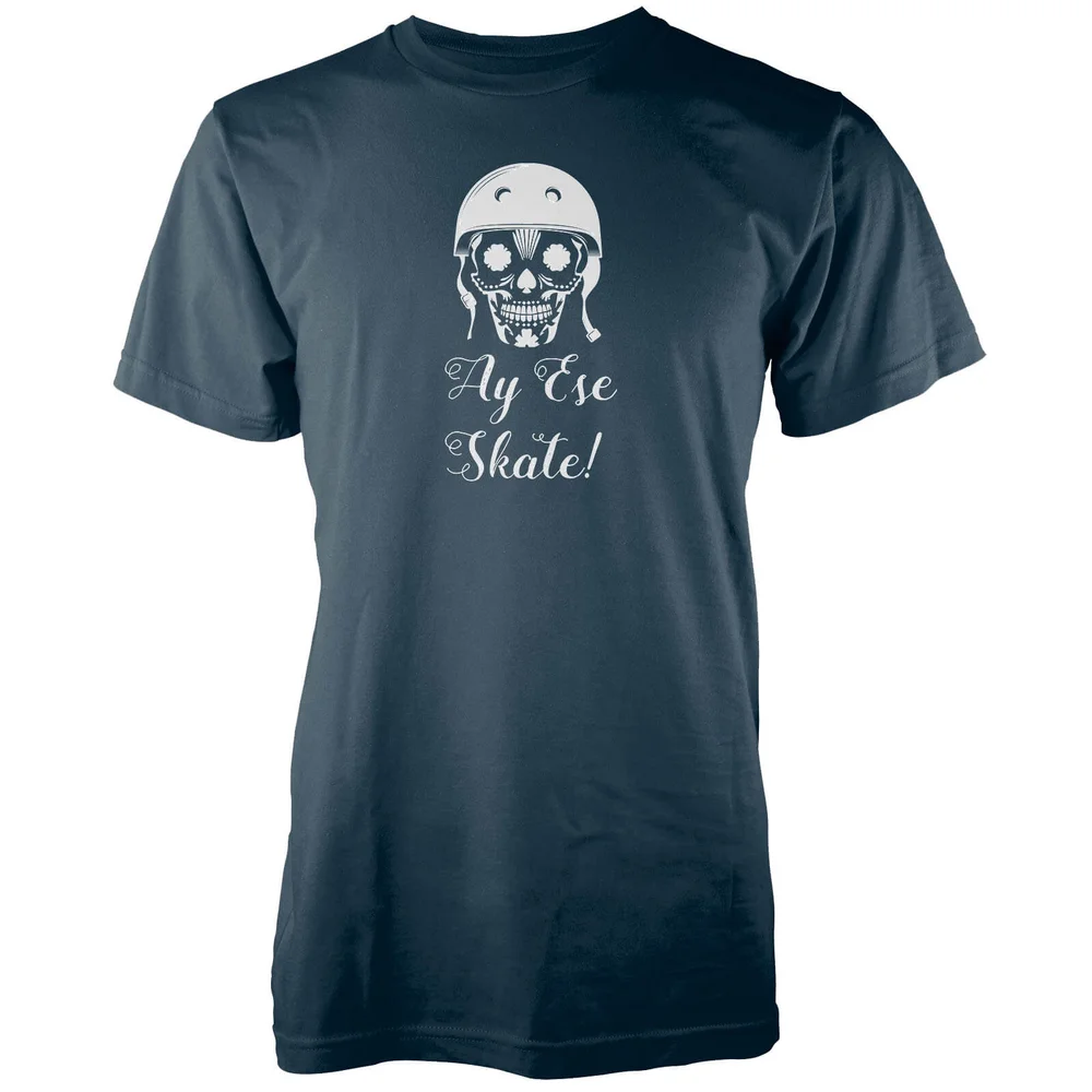 Ay Ese Skate! Navy T-Shirt - S - Navy blauw Afbeelding 1