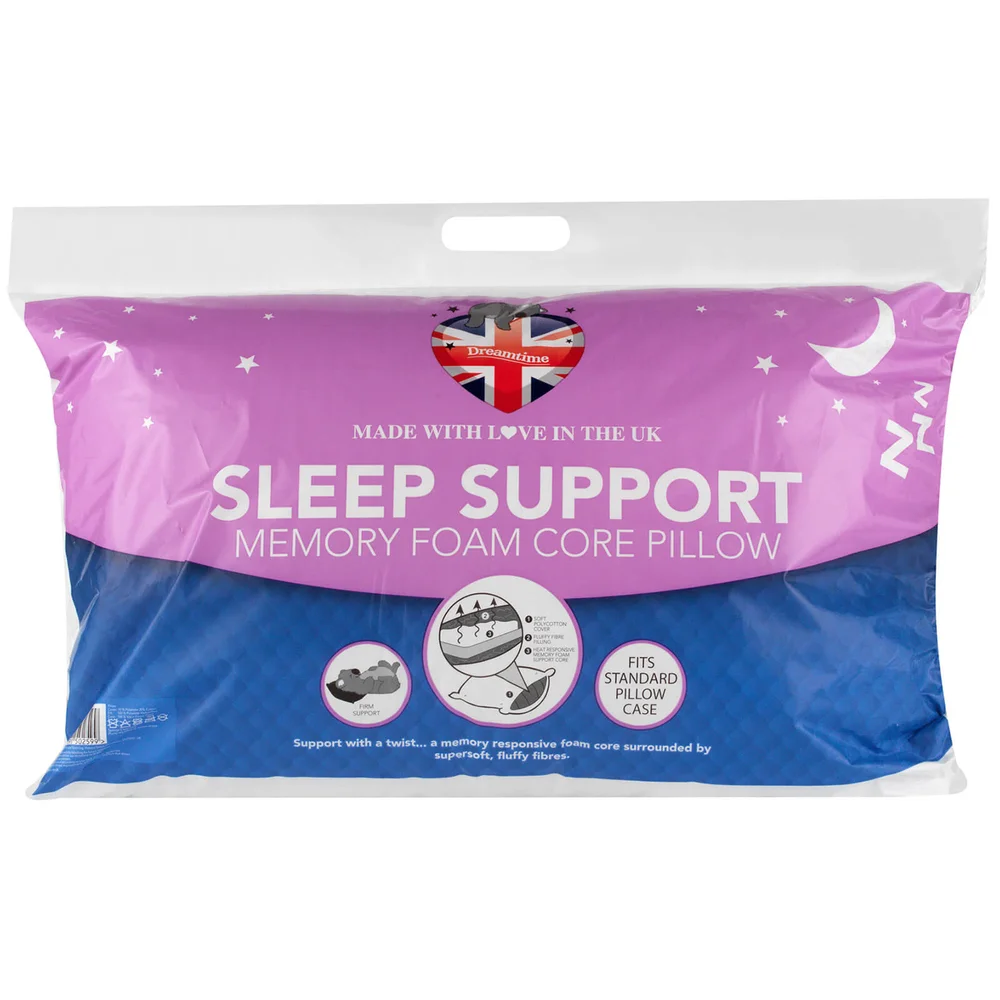 Dreamtime Sleep Support Hollow Fibre Pillow - White Afbeelding 1