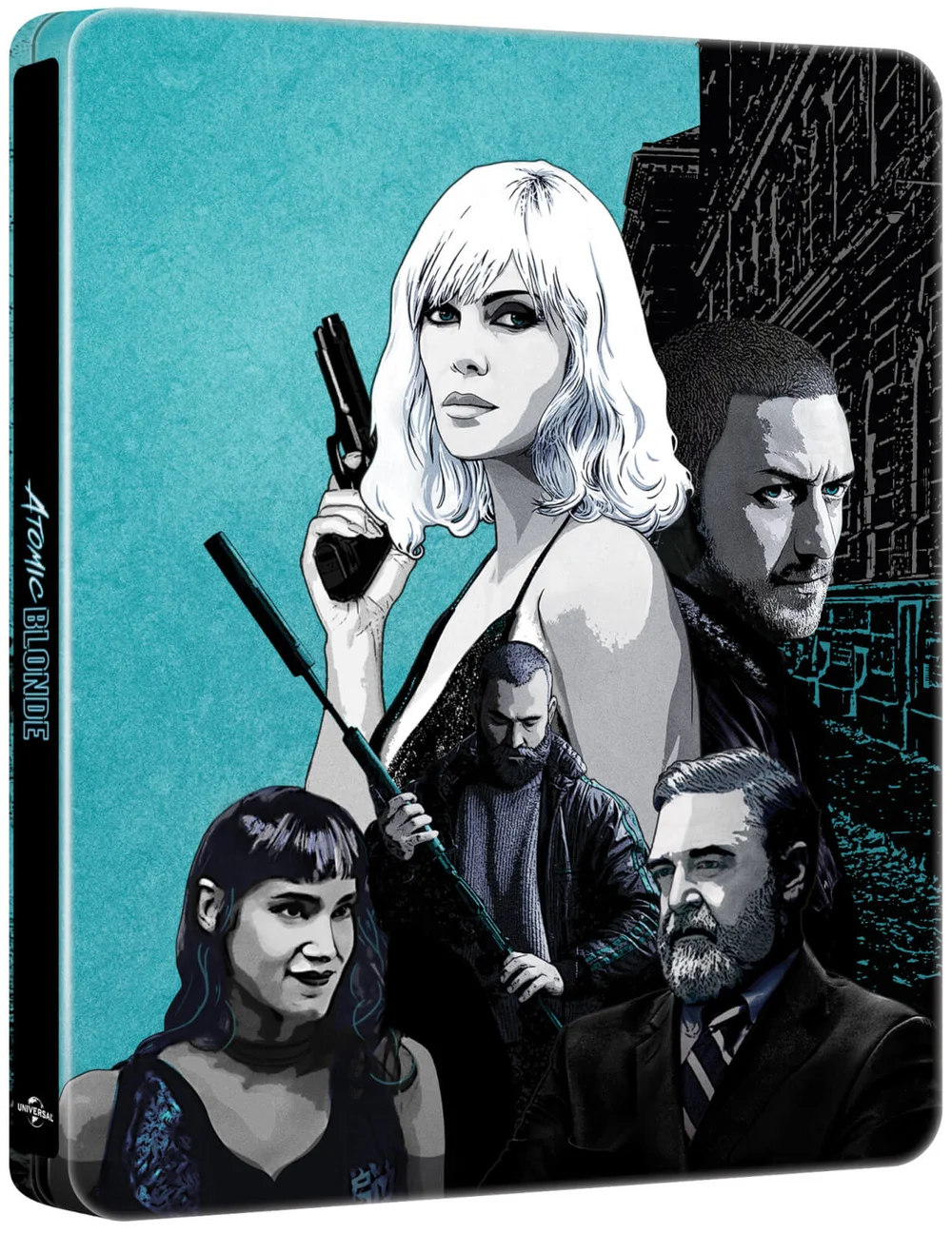 Atomic Blonde - 4K Ultra HD - Zavvi Exclusive Limited Edition Steelbook Afbeelding 1