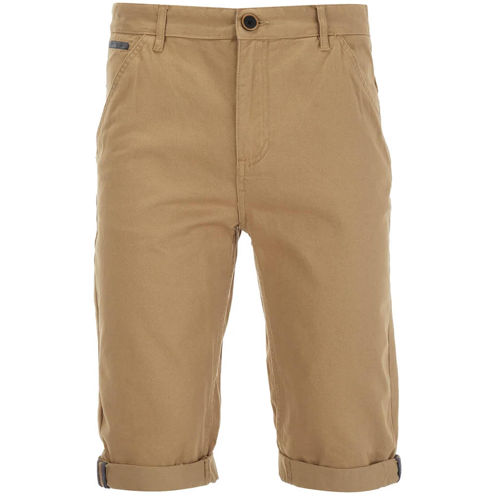 Brave Soul Men's Anderson Shorts - Stone - W30 - Steen Afbeelding 1