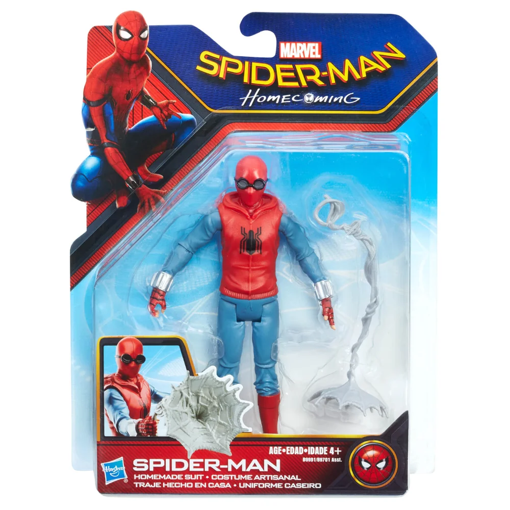 Hasbro Spider-Man Homecoming Action Figure - Homemade Suit Spider-Man Afbeelding 1